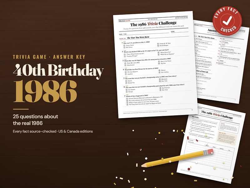 1986 trivia challenge with answer key