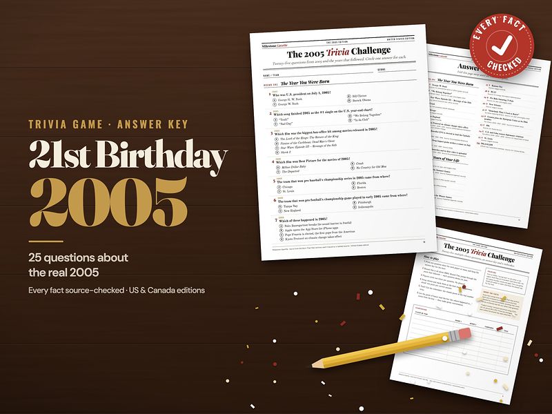 2005 trivia challenge with answer key